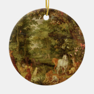 Das Garten Eden; im Hintergrund das Temptati Keramik Ornament