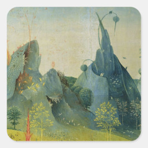 Das Garten Eden Quadratischer Aufkleber