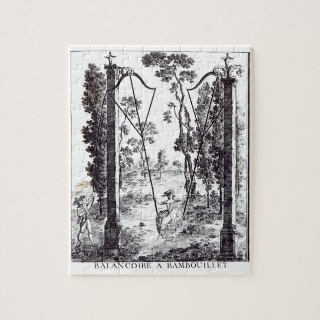 Das Garten-Schwingen in Rambouillet, von Puzzle (Vertikal)