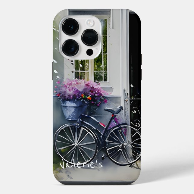 Das Gartenfahrrad iPhone Hülle (Rückseite)