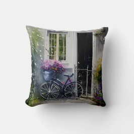 Das Gartenfahrrad Kissen