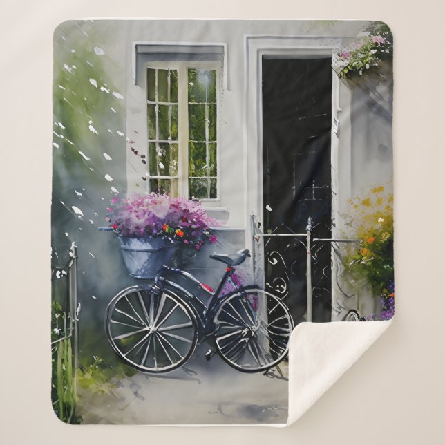 Das Gartenfahrrad Sherpadecke (Vorderseite)