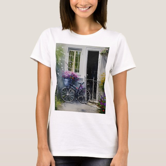Das Gartenfahrrad T-Shirt (Vorderseite)