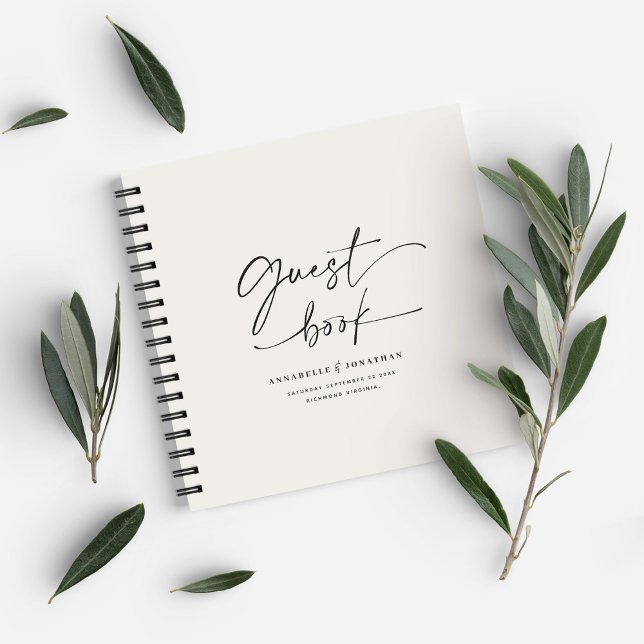 Das Gästebuch ist sehr modern Notizbuch (Von Creator hochgeladen)