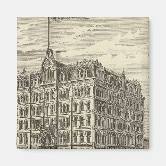 Das Gebäude am See, Chicago Magnet (Vorne)