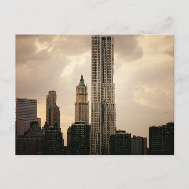 Das Gebäude Beekman Tower und Woolworth Postkarte (Vorderseite)