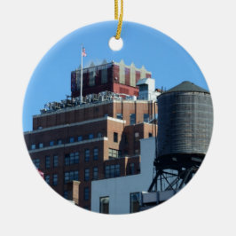 Das Gebäude der alten Hafenbehörde Keramikornament