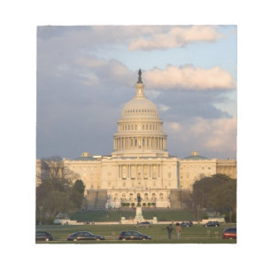 Das Gebäude der Hauptstadt der Vereinigten Staaten Notizblock