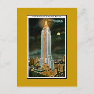Das Gebäude des Reiches Moonlit Postkarte