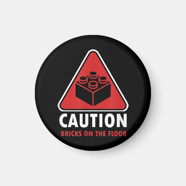 Das Gebäude "Funny Warning Caution" blockiert Stei Magnet (Vorne)