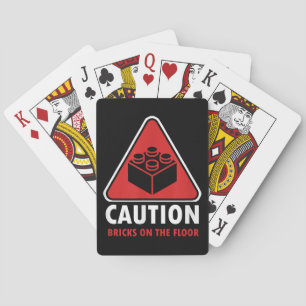 Das Gebäude "Funny Warning Caution" blockiert Stei Spielkarten