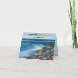 Das Gebet der Mann-Passahfest-Karte Feiertagskarte