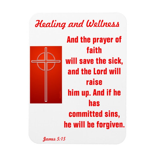 Das Gebet des Glaubens Magnet (Vertikal)