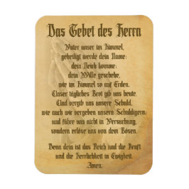 Das Gebet des Herrn (deutsch) Magnet