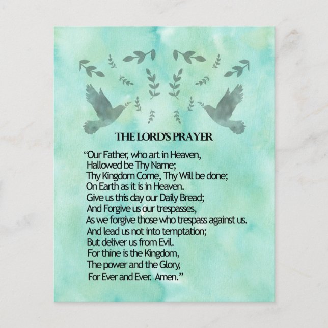 Das Gebet des Herrn Flyer (Vorne)