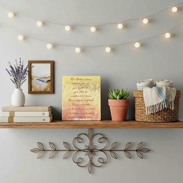 Das Gebet des Herrn Fotoplatte (Von Creator hochgeladen)