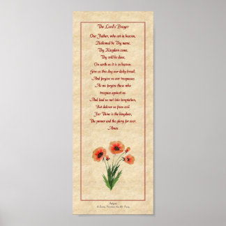Das Gebet des Herrn Poster
