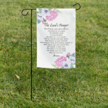 Das Gebet des Herrn rosa Blüte, von Matthew 6:9-13