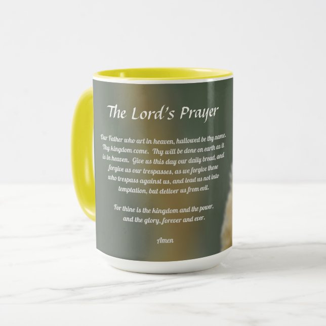 Das Gebet des Herrn Tasse (Vorderseite Links)