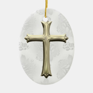 Das Gebet des Herrn (weiß) Keramik Ornament
