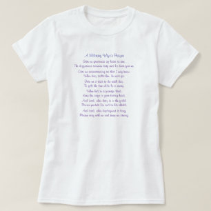 Das Gebet einer MilitärEhefrau, geben mir Größe T-Shirt