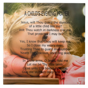 DAS GEBET EINES KINDES FLIESE