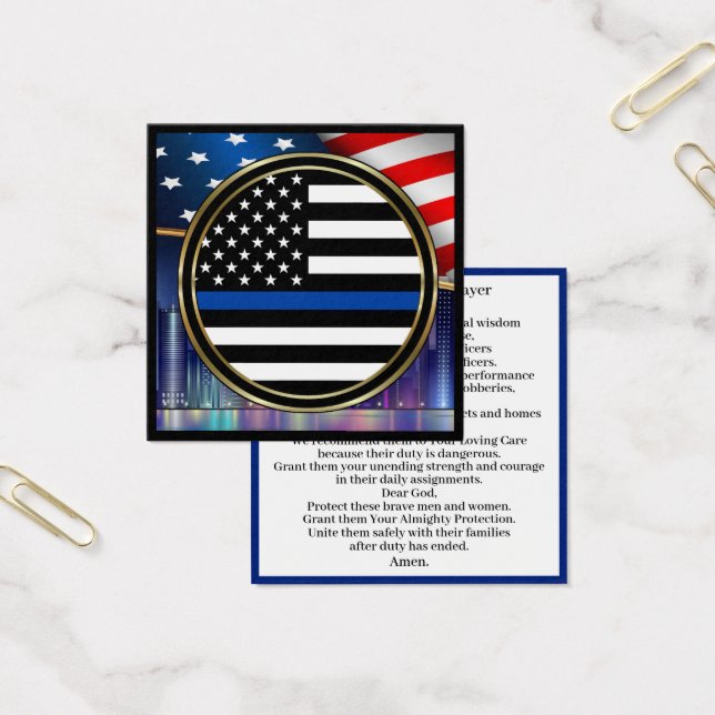 Das Gebet eines Polizeibeamten (Büro)