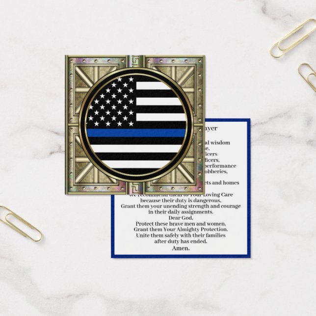 Das Gebet eines Polizeibeamten (Büro)