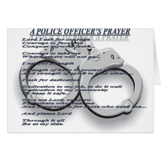 DAS GEBET EINES POLIZEIBEAMTEN (Vorderseite (Horizontal))