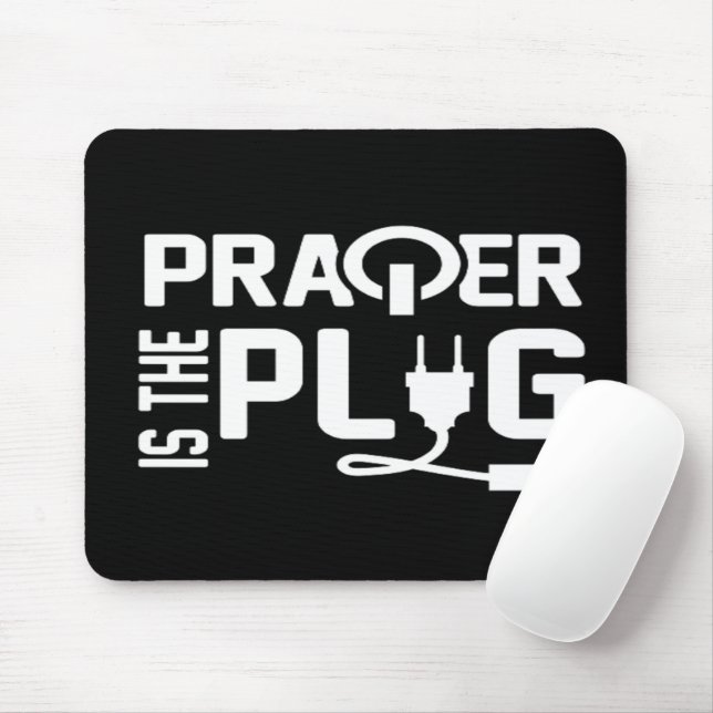 Das Gebet ist das Plug-Mouse-Pad Mousepad (Mit Mouse)