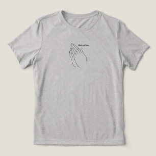 Das Gebet ist der Weg zum Frieden Tri-Blend Shirt