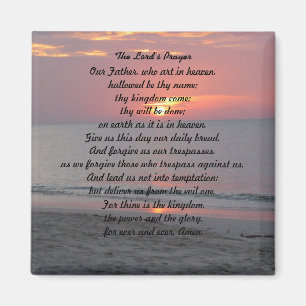 Das Gebet-Magnet des Herrn Magnet