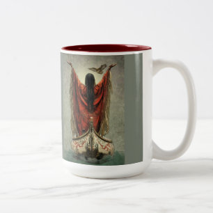 Das Gebet - Tasse, Cup, Getränke Zweifarbige Tasse