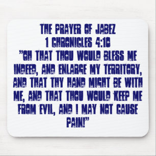 DAS GEBET VON JABEZ1 zeichnet 4:10 " oh dieses Th… Mousepad