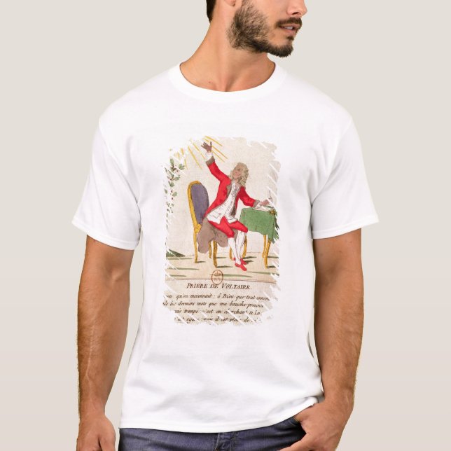 Das Gebet von Voltaire T-Shirt (Vorderseite)