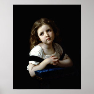 Das Gebet von William Bouguereau (Print) Poster