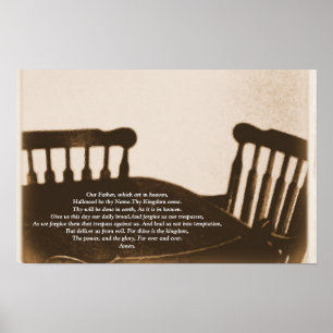 Das Gebetsprint des Herrn Poster