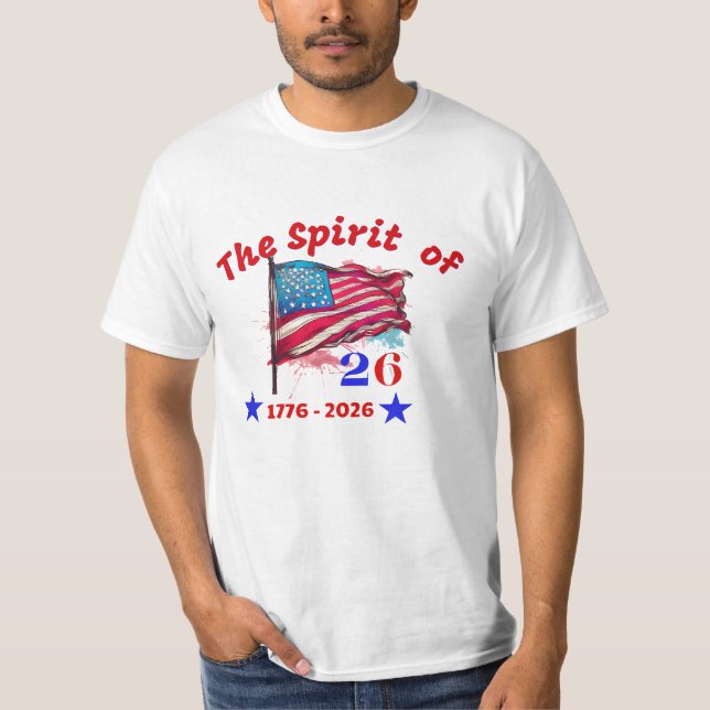 DAS GEBIET VON 26 T-Shirt (Vorderseite)