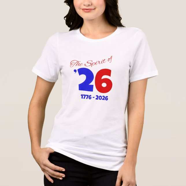 DAS GEBIET VON 26 Tri-Blend SHIRT (Vorderseite)