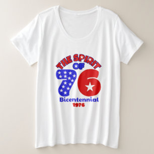 DAS GEBIET VON 76: BIZENTENNIAL 1976 GROßE GRÖßE T-Shirt