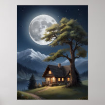 Das Gebirge "Moonlit Haven"