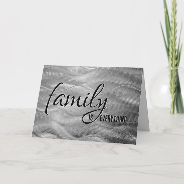 Das Geburtstagmetall-Abstrakte des Vaters Karte (Vorderseite)