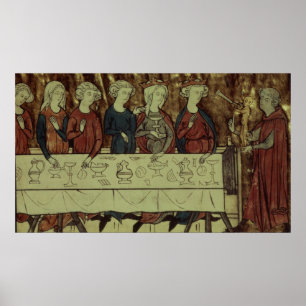 Das Geburtstagsfest von Nubien, König von Armenien Poster