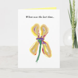 Das Gedächtnis-Gruß-Karten des Himmels Karte