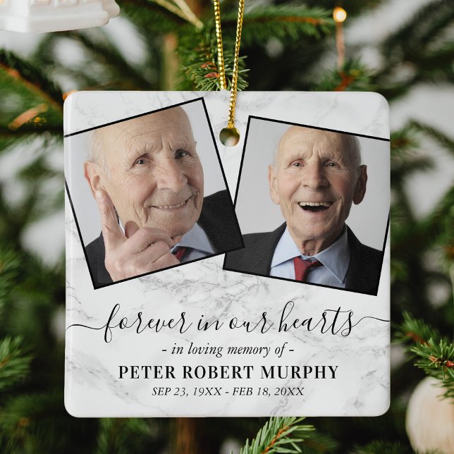 Das Gedächtnismarble-Memorial-Foto lieben Keramikornament (Von Creator hochgeladen)