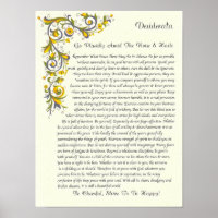 Das Gedicht der Desiderata von Max Ehrmann