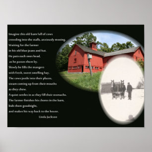 Das Gedicht des alten Bauern Poster