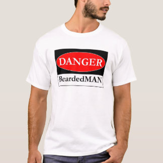 Das GefahrnBeardedMAN Zeichen T-Shirt
