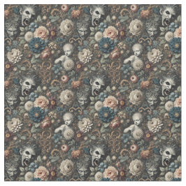 Das gefallene Kinderzimmer - gotische Dense Tile Stoff