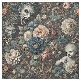 Das gefallene Kinderzimmer - Gotische Statement-Ti Stoff